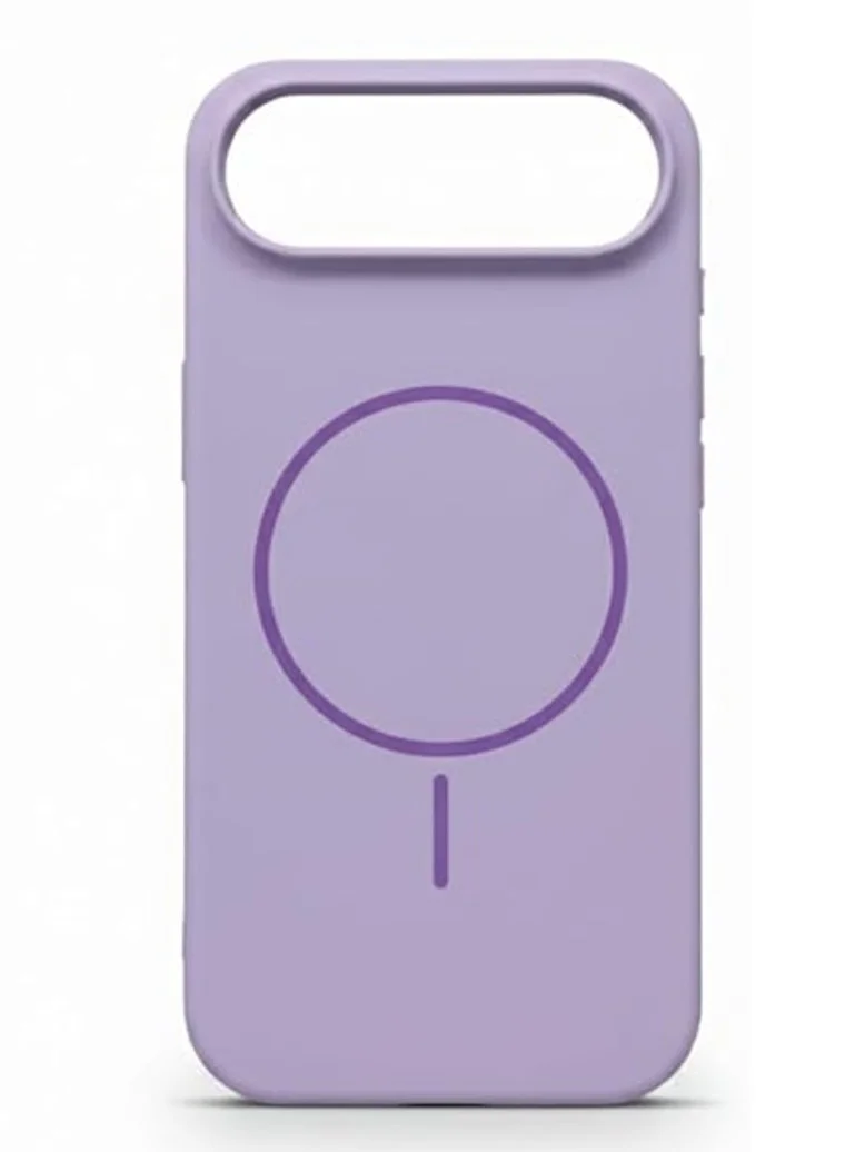 Mobcos Mobcos iPhone 17 Air Purple Luxury Magnetic Compatible for iPhone Series – Shockproof, Slim Fit, Soft-Touch Protective Cover with Magnetic Wireless Charging Support