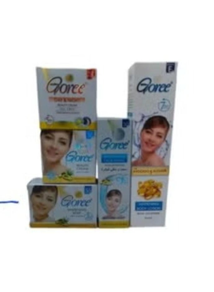 Goree Whitening and Skin Care Set 5 Pieces