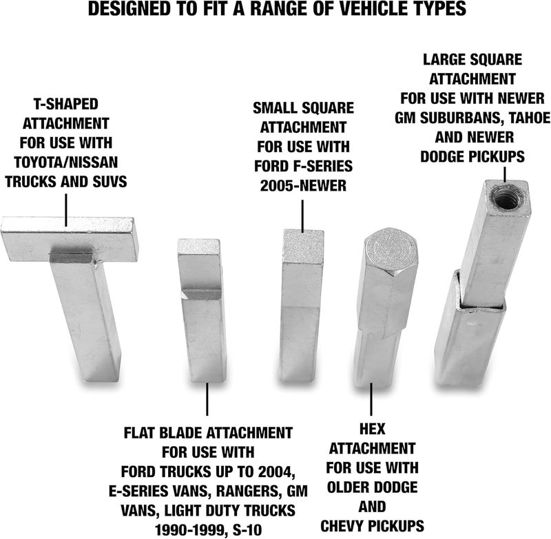 OEMTOOLS Spare Tire Removal Tool Set - Image 3