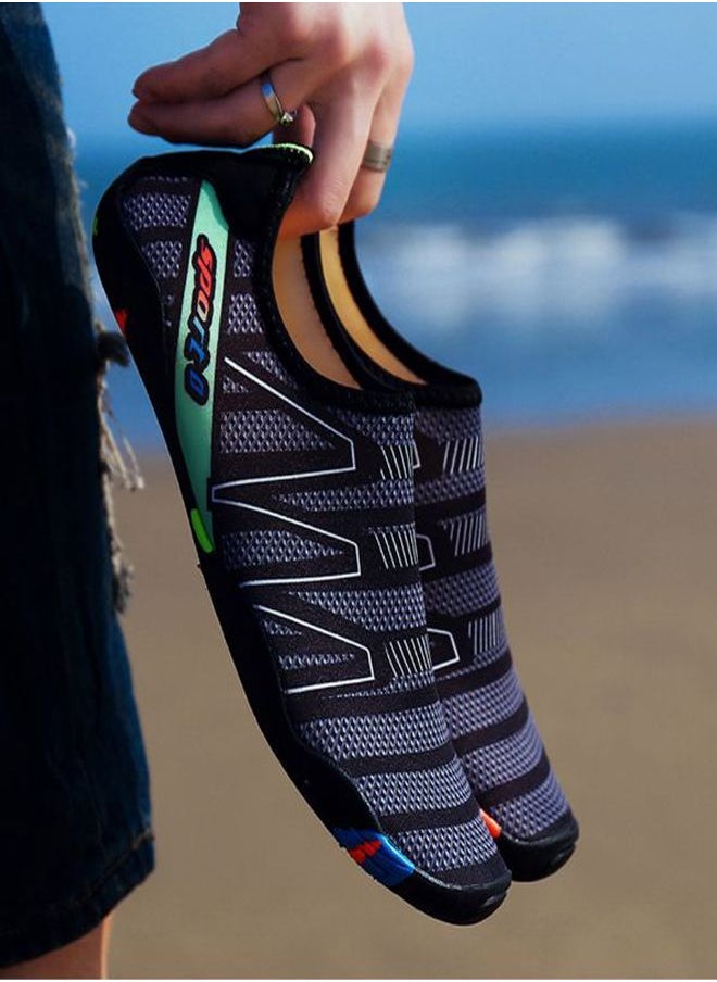 NIBEMINENT Pair Of Quick Dry Barefoot Water Shoes  - Image 1