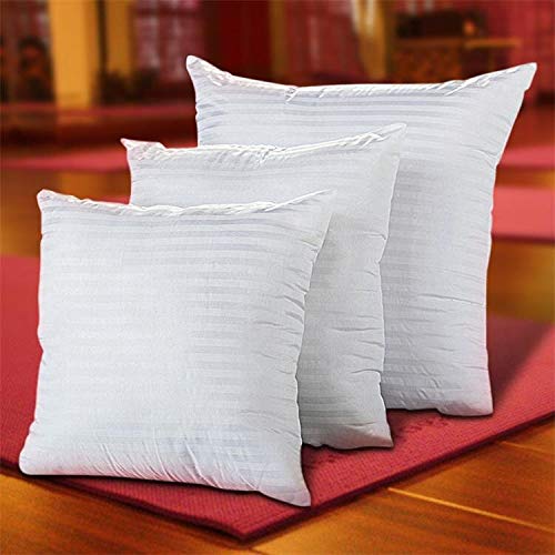 JDX Micro Fibre Silknise Cushion Filler (45X45cms, White) - Set of 3 - Image 4