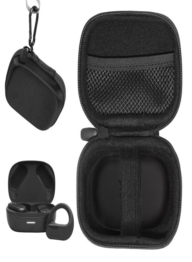 Alltravel TWE Earbuds Case for JBL EndurancePeak 3, Peak2 and PeakTrue Wireless Earbuds (Black) - Image 1