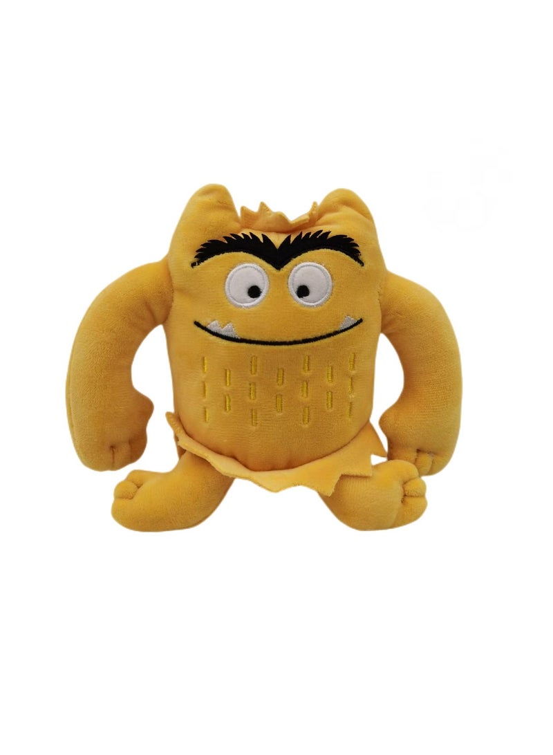 Cute Expression Doll Little Monster Plush Toy Yellow 13Cm - Image 1