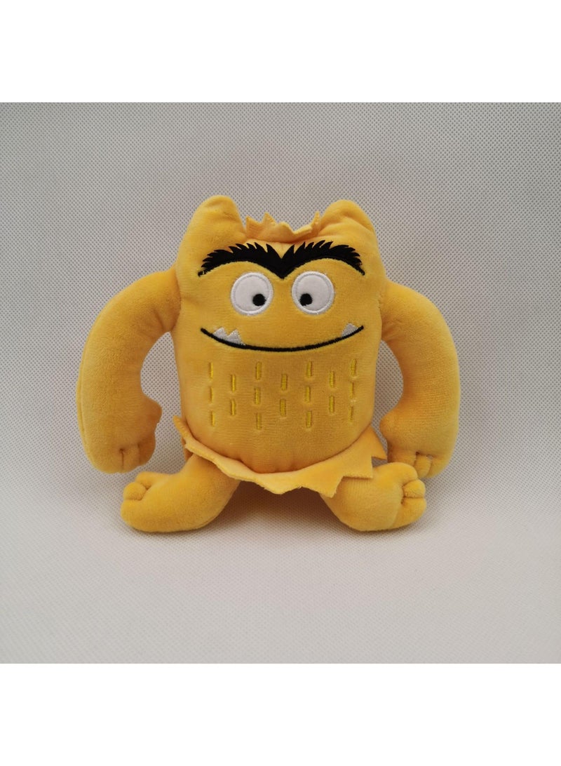 Cute Expression Doll Little Monster Plush Toy Yellow 13Cm - Image 2