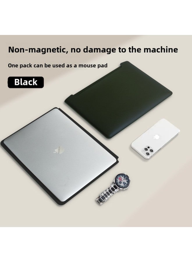 Spot Suitable For Apple Computer Huawei Lenovo Notebook Liner Bag Protective Cover Macbook Protective Cover-Color:Black  Upgraded Thickened Protective Machine-Applicable Models:15.6/16inch  - Image 1