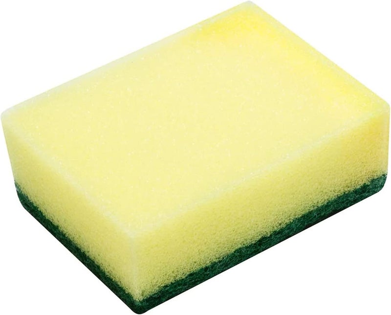 sulfar Tip Top Dish Washing Medium Foam Sponge Scourer Promo 3 Pcs, Long-Lasting and Durable, Sensitive Surfaces, Yellow & Green, (3 Pcs Per Pack) - Image 5