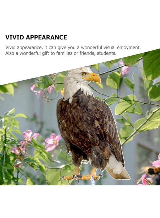 general Fake Eagle Reflective Hanging Eagle Scares Birds Hanging Bird Deterrence Bird Control Device to Keep Birds Away - Image 2