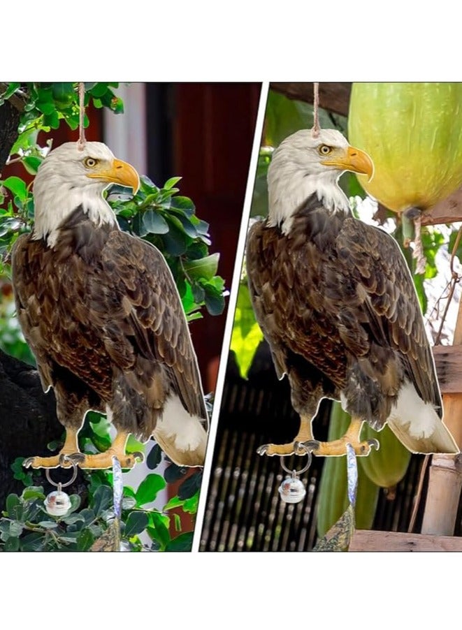 general Fake Eagle Reflective Hanging Eagle Scares Birds Hanging Bird Deterrence Bird Control Device to Keep Birds Away - Image 5