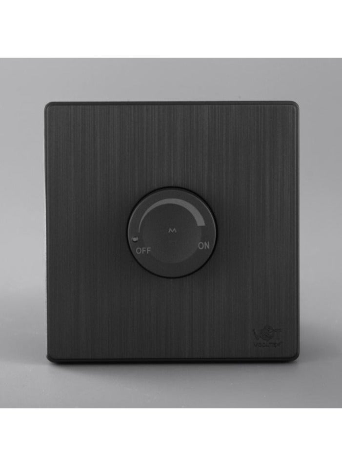 فولتكس مفتاح ديمر بيانو 1000 واط أسود - Image 1