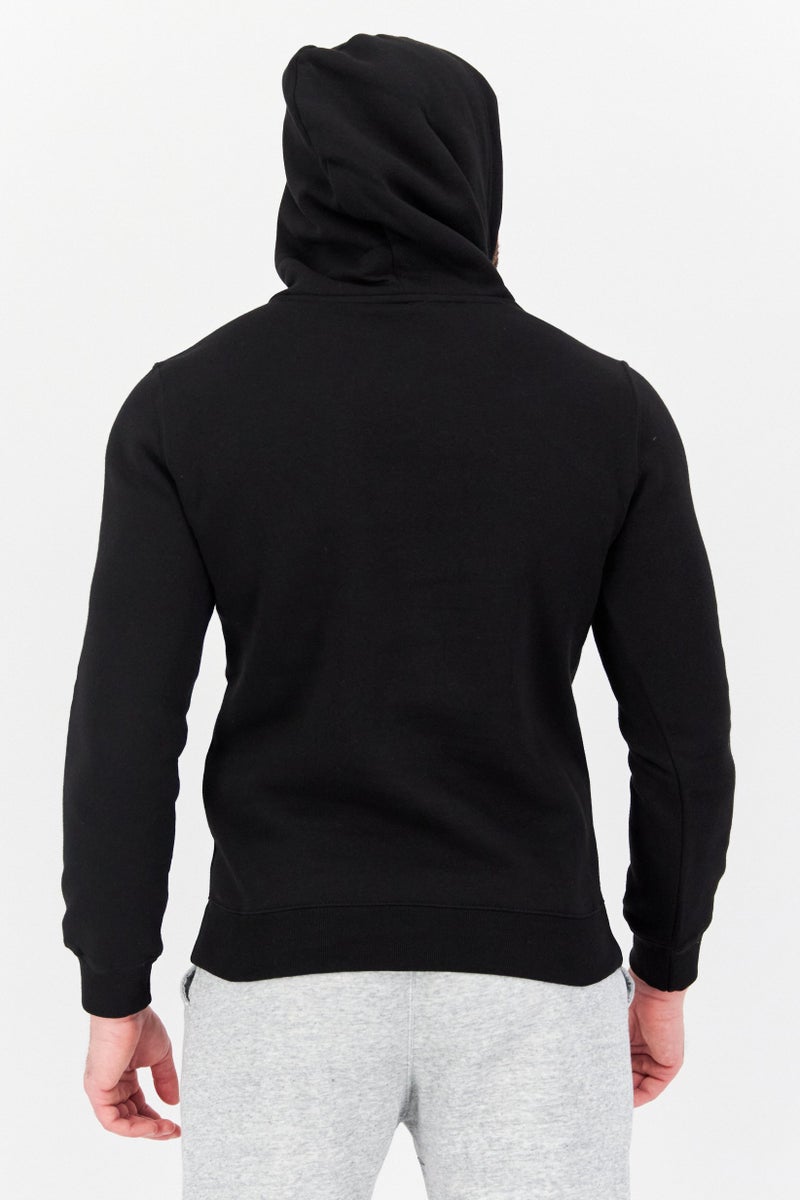 Champion Men Sportswear Fit Brand Logo Training Hoodies, Black - Image 4