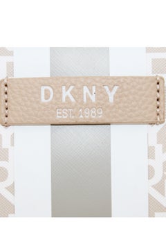 دكني حقيبة مستحضرات التجميل الأصلية من DKNY Signature Stripe، حقيبة مكياج للسفر صغيرة، حقيبة تخزين صغيرة خفيفة الوزن لمستحضرات التجميل، حقيبة مكياج صغيرة، حقيبة أدوات الزينة للسفر  - Image 2