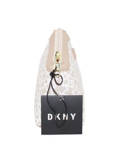 دكني حقيبة مستحضرات التجميل الأصلية من DKNY Signature Stripe، حقيبة مكياج للسفر صغيرة، حقيبة تخزين صغيرة خفيفة الوزن لمستحضرات التجميل، حقيبة مكياج صغيرة، حقيبة أدوات الزينة للسفر  - Image 4