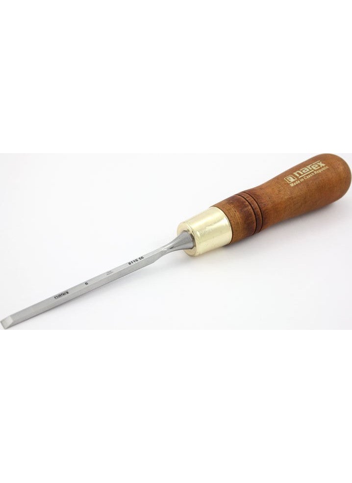 NAREX 811656 Premium Polished Carpenter's Flat Chisel 6 Mm  - Image 1