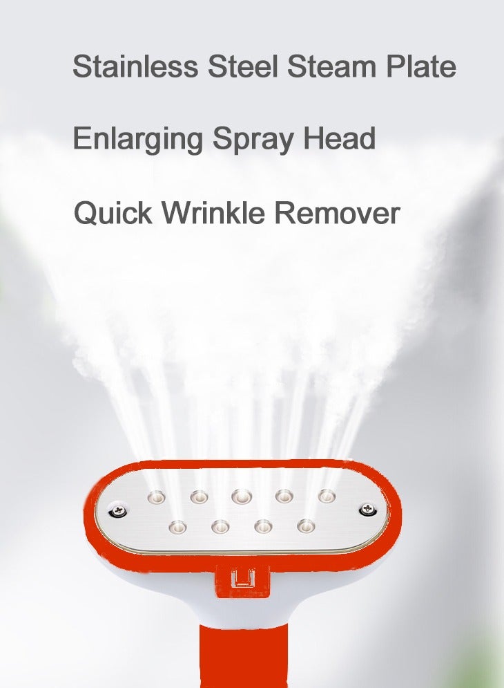 ييباو مكواة بخار ملابس بقوة 2000 واط مع نظام تعليق للبدلات، خزان مياه سعة 2 لتر للتبخير المستمر، مكواة بخار ملابس مع عجلة ولوح، حماية من الحرارة الزائدة، مقاومة للتجاعيد، عمود تلسكوبي من الألومنيوم عالي الجودة، GRE-414 - Image 3