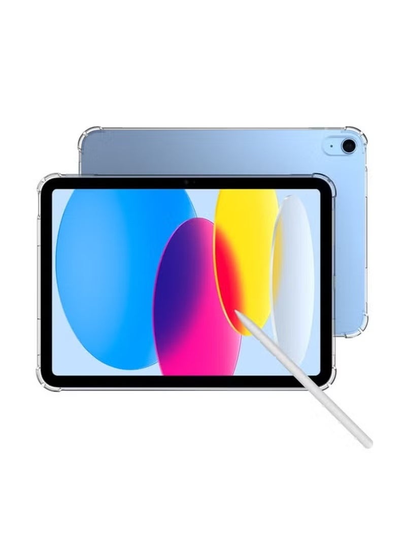 Clear Case Suit for iPad (A16) 11th Generation 2025 11-inch/10th Generation 2022 10.9 inch, Lightweight Soft TPU, Anti-Scratch Ultra Transparent Tablet Back Cover, Shockproof Impact Resistant, Clear - Image 3