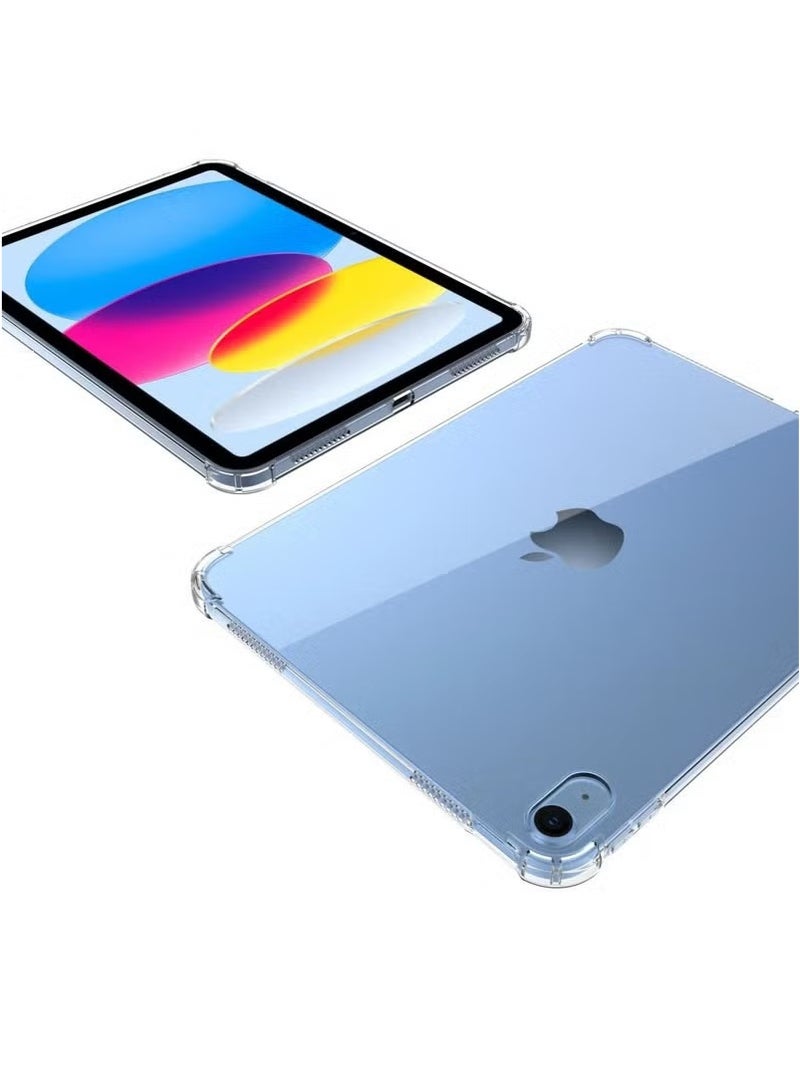 Clear Case Suit for iPad (A16) 11th Generation 2025 11-inch/10th Generation 2022 10.9 inch, Lightweight Soft TPU, Anti-Scratch Ultra Transparent Tablet Back Cover, Shockproof Impact Resistant, Clear - Image 5