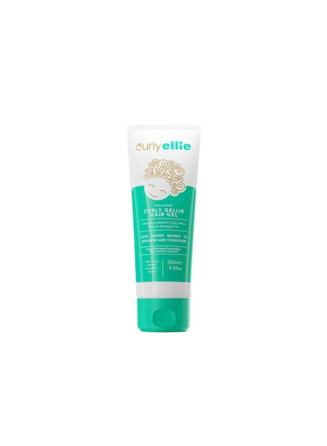 CurlyEllie Natural Hold Curly Gellie Hair Gel 250ml - Image 1