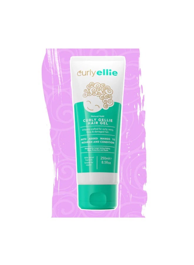 CurlyEllie Natural Hold Curly Gellie Hair Gel 250ml - Image 2