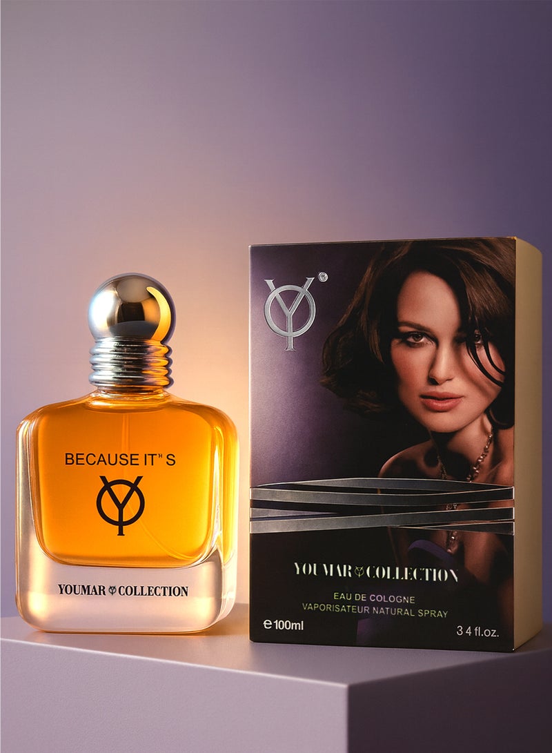 يومار عطر فاخر للنساء - مجموعة يومار رقم 9495، 100 مل | عطر نسائي يدوم طويلاً برائحة الورد والفانيليا والمسك الزهرية لإطلالة أنيقة يومية | أفضل عطر لها - Image 1