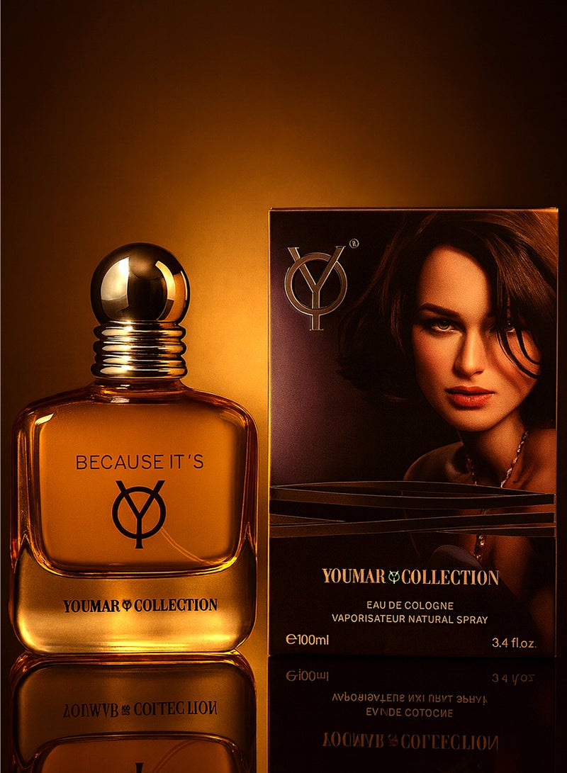 يومار عطر فاخر للنساء - مجموعة يومار رقم 9495، 100 مل | عطر نسائي يدوم طويلاً برائحة الورد والفانيليا والمسك الزهرية لإطلالة أنيقة يومية | أفضل عطر لها - Image 3