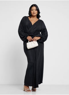 Ella Plus Bodycon Dress With Ruched Waist  - Image 4