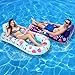 PuppyuWill 4 Pack Pool Floats AdultInflatable Pool Lounger Float Heavy Duty with Cup Holder Backrest Footrest Pool Lounge Float Extra Large Pool Rafts for Adults Beach Lake Party - Image 3