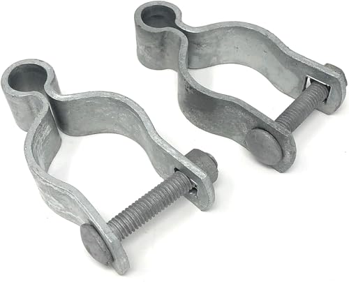 Ozark Fence - Female Gate Hinge - Pressed Steel, High Corrosion Resistance, Long Life Span - 2 Per Pack - Includes Required Carriage Bolt (Galvanized Steel, 1-3/8") - Image 3