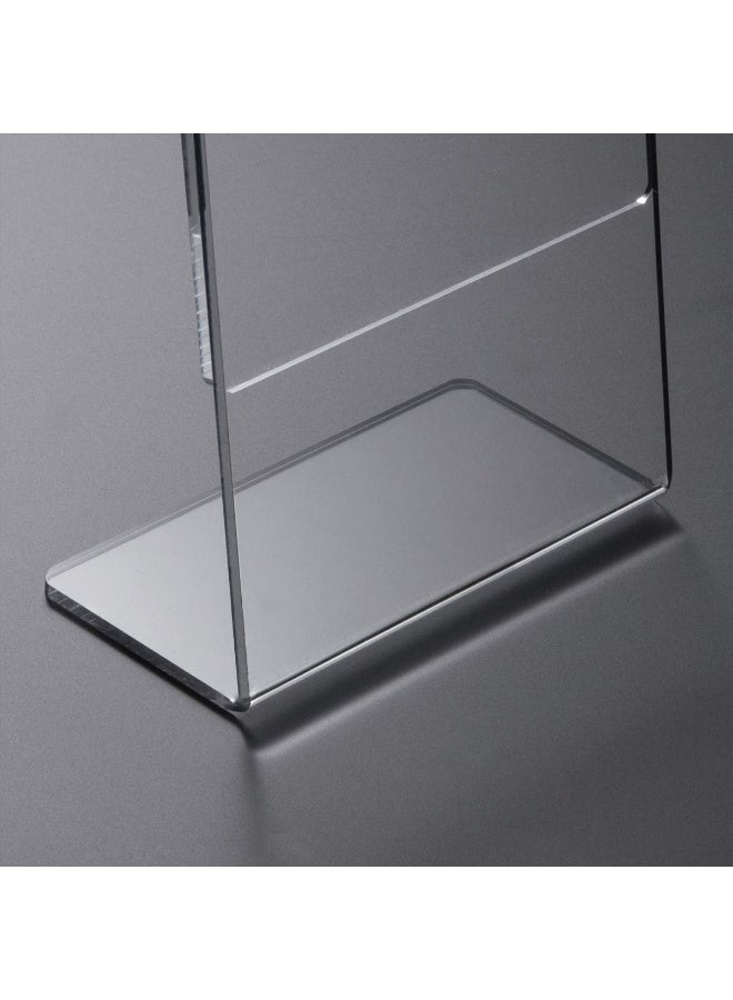 TPGP Menu Holder A4 Acrylic Sign Holder Clear Perspex Display Poster Stand For Hotel, Reception, Restaurant, Trade Shows, The Bubble Tea Shop - 6 Pack - Image 3