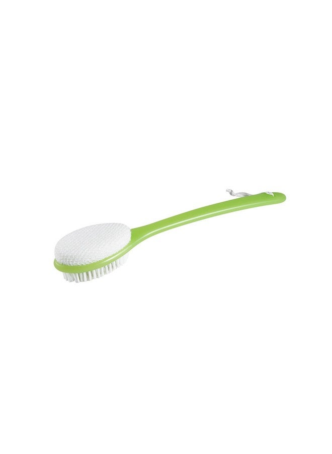 Ecotools Buff And Polish Bath Brush Exfoliating & Helps Promote Circulation Dual Sided Brush For Healthy Looking Skin Bath & Shower Body Brush For Men & Women Green Cruelty Free 1 Count - Image 2