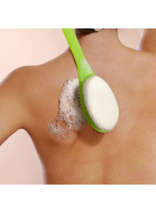 Ecotools Buff And Polish Bath Brush Exfoliating & Helps Promote Circulation Dual Sided Brush For Healthy Looking Skin Bath & Shower Body Brush For Men & Women Green Cruelty Free 1 Count - Image 4