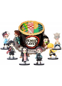 Trunkin Trunkin Rubber 6-Piece Set Demon Slayer Nezuko Tanjirou Zenitsu Giyuu Inosuke Action Figure Anime Kimetsu No Yaiba Figurine Toy Set  - Image 4