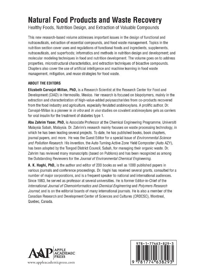 Natural Food Products and Waste Recovery: Healthy Foods, Nutrition Design, and Extraction of Valuable Compounds - Image 2