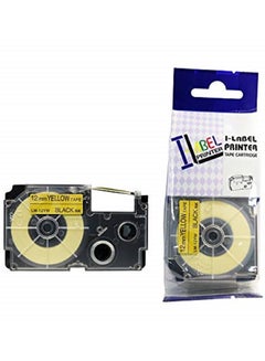 Casio Label It Sticker Generic Label Sticker For Casio 12mm, Yellow Color KSA | Riyadh, Jeddah