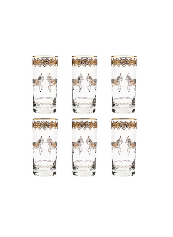 Villeroy & Boch 6-Piece Horse Amber Long Drink Glasses  - Image 2
