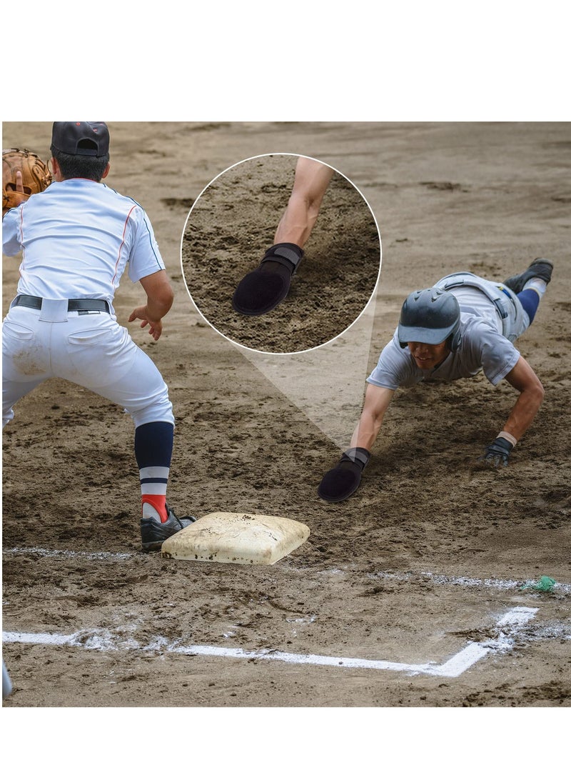 SYOSI Baseball Sliding Mitt Sliding Mitt Hand Protection Sliding Mitt for Baseball and Softball for Youth Adult Protection Baseball Hand Guard Elastic Compression Strap  - Image 5