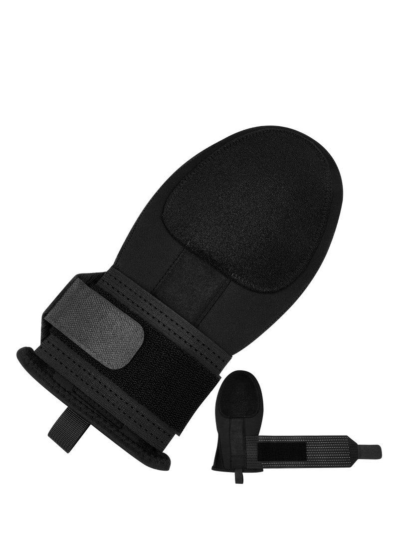 SYOSI Baseball Sliding Mitt Sliding Mitt Hand Protection Sliding Mitt for Baseball and Softball for Youth Adult Protection Baseball Hand Guard Elastic Compression Strap  - Image 1