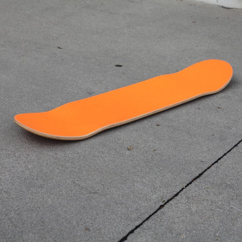 Turbo 9 x 33 Inch Skateboard Grip Tape Sheet Colored Orange - Image 3