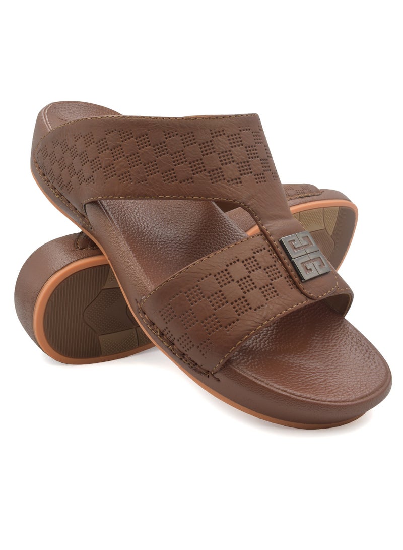 AL QAED Arabic Sandals for Men AL QAED 32165 - Image 1