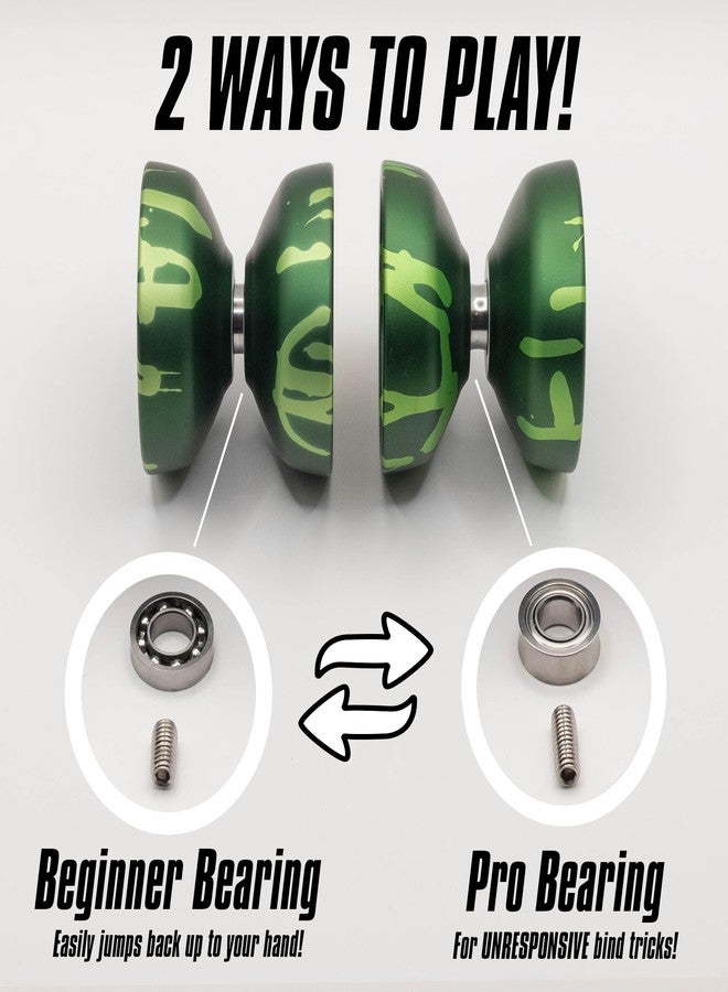SPINTEK REVLO | A High End Professional Yoyo | The Yo Yo for Adults with Pro Yo-yo String Included | Easily Switch Between Responsive & Unresponsive Yoyoing | Master Both Pro and Beginner Tricks - Image 3