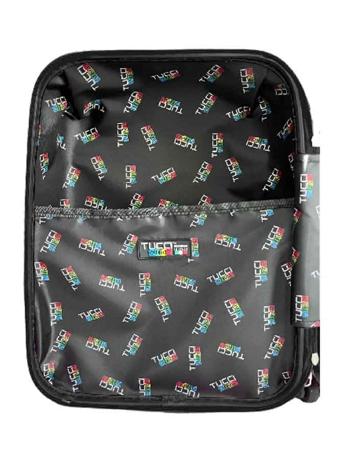 توتشي حقيبة عربة أطفال بمقبض تلسكوبي وبتصميم أسد لطيف أصفر وبرتقالي 18 بوصة T0396 - Image 5