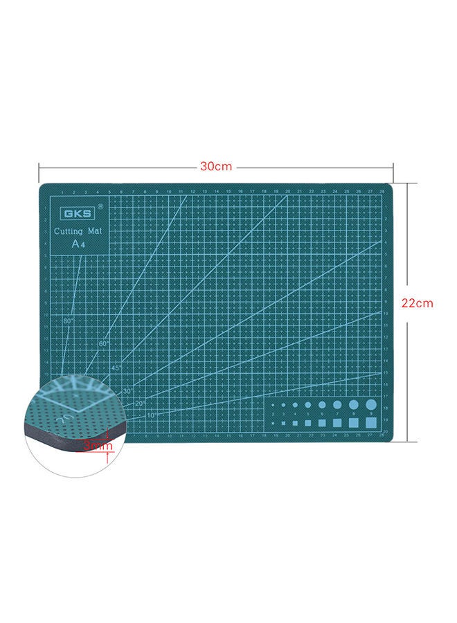NIBEMINENT Double-Sided A4 Cutting Mat Green - Image 3