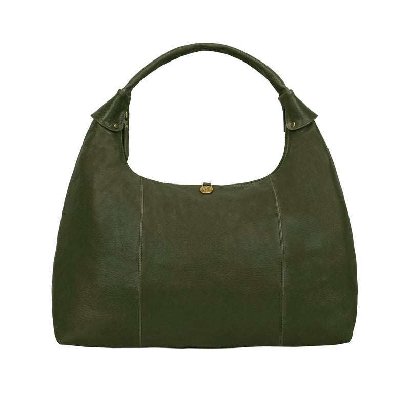 ANTONIO VALERIA Addison Braided Green Leather Tote Bag for Women - Image 5