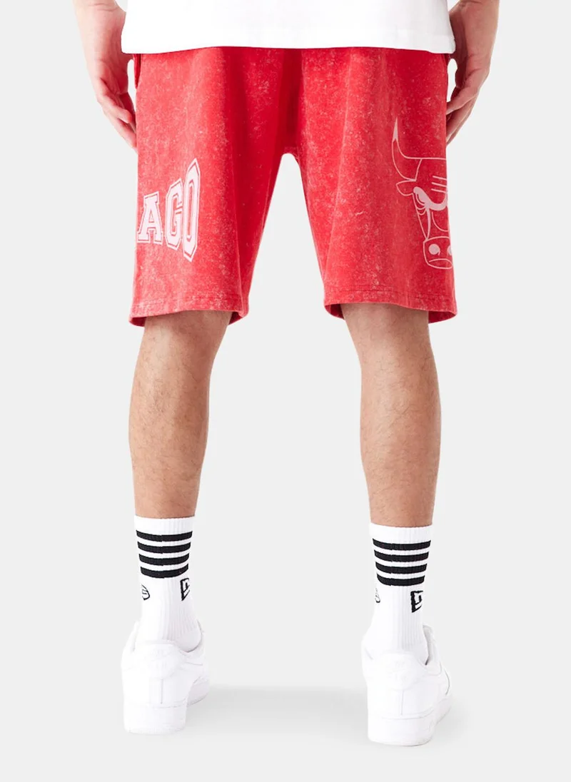NEW ERA Men's NBA Chicago Bulls Washed Shorts