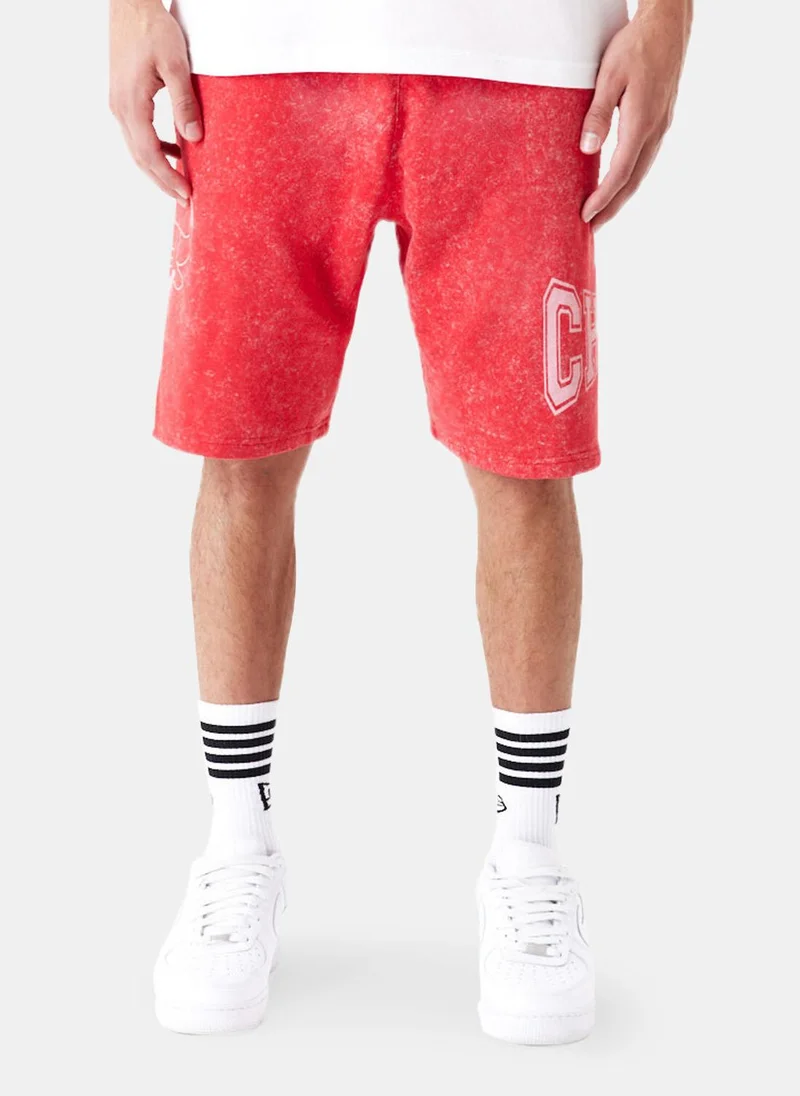 NEW ERA Men's NBA Chicago Bulls Washed Shorts