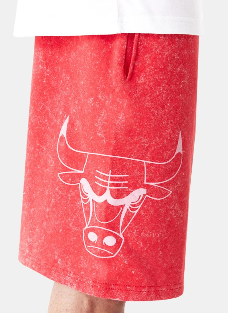 NEW ERA Men's NBA Chicago Bulls Washed Shorts
