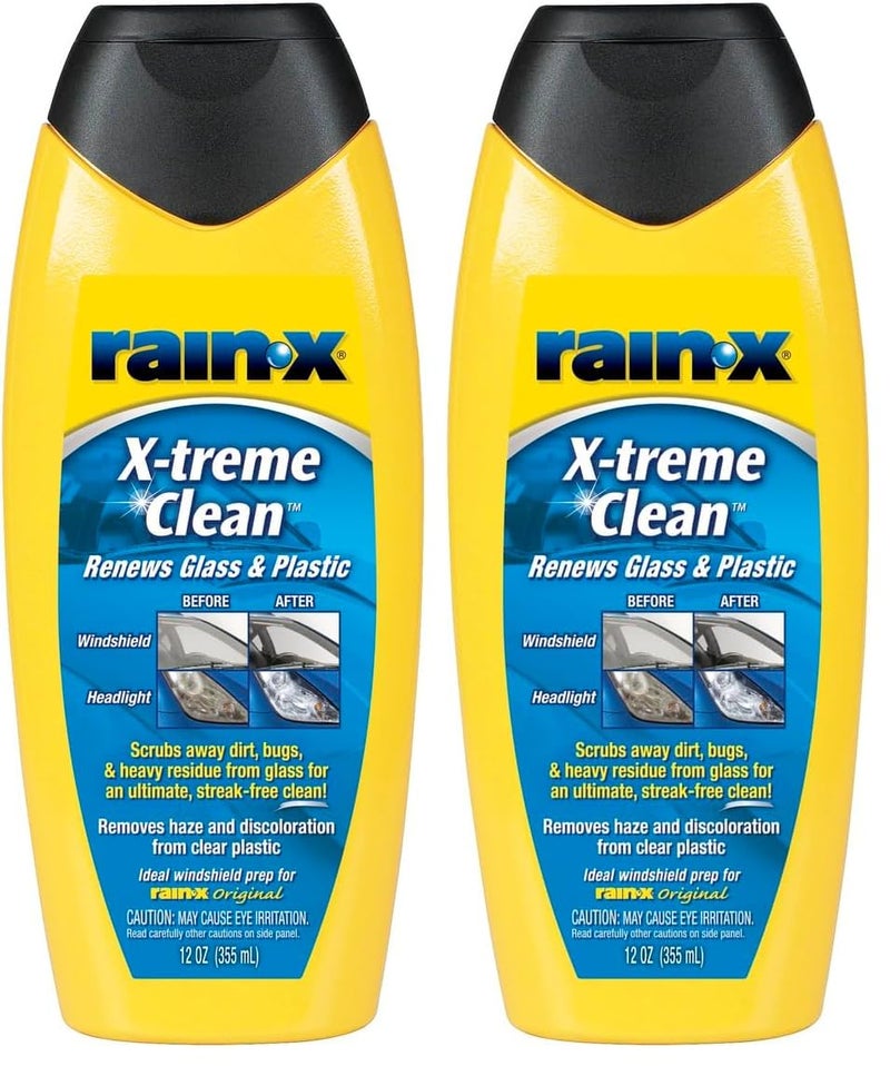 Rain-X 5080217 X-treme Clean Glass Cleaner - 12 fl oz. (Pack of 2)