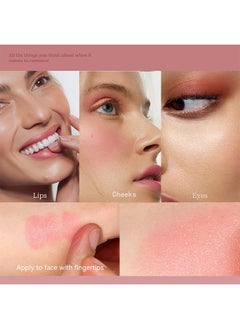 Vibely On The Go Blush,Blush Stick Blush Makeup Wand, Cream Blush For Cheeks Tint,Long-Wearing,Natural-Looking Face Foundation Bright Peach Blusher for Daily Wear 3D Wonder Stick #V01  - Image 3