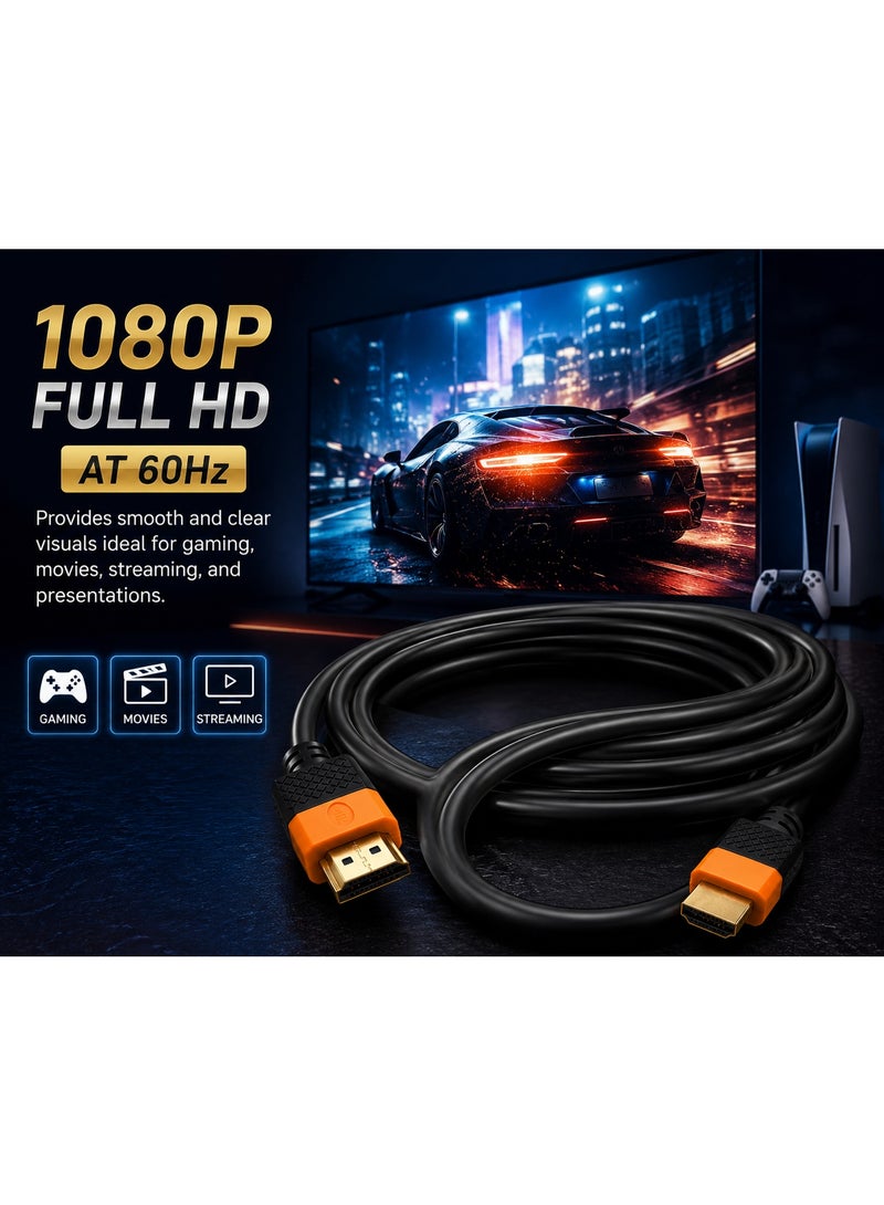 تي بي بردج كابل HDMI 2.0 فائق السرعة بطول 15 مترًا وسماكة 8 ملم شديد التحمل، يدعم دقة 1080 بكسل ومعدل تحديث 60 هرتز وتقنية HDR وHDCP وتقنية 3D، مناسب لأجهزة التلفزيون والشاشات وأجهزة الألعاب وأجهزة الكمبيوتر المحمولة. - Image 5