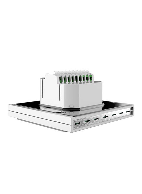 Two Pipe Wifi Voice Intelligent Room Thermostat Digital Programmable Temperature Controller for Air Conditioner (BAC-002ALW,White)