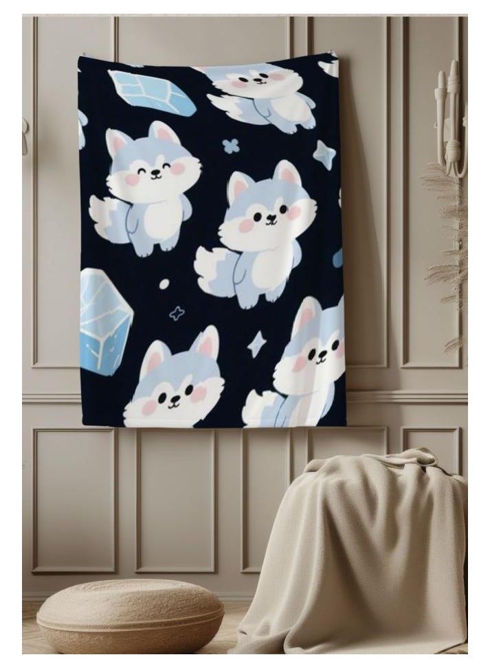 عام بطانية رقيقة من الفانيلا الكرتونية للأطفال أو الطلاب (دافئة ومريحة ومناسبة للنوم والألعاب) 100 سم * 150 سم - 980 - Image 3